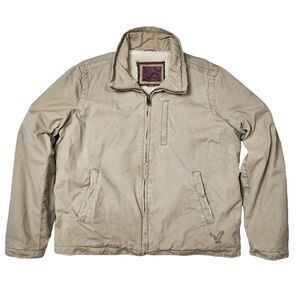 Vtg American Eagle Coat XXL Sherpa Lined Chore Work Wear Ourdoors Rugged Utility